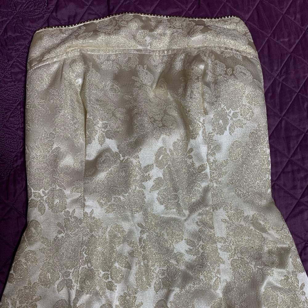 Strapless Bari Jay gown size 9/10